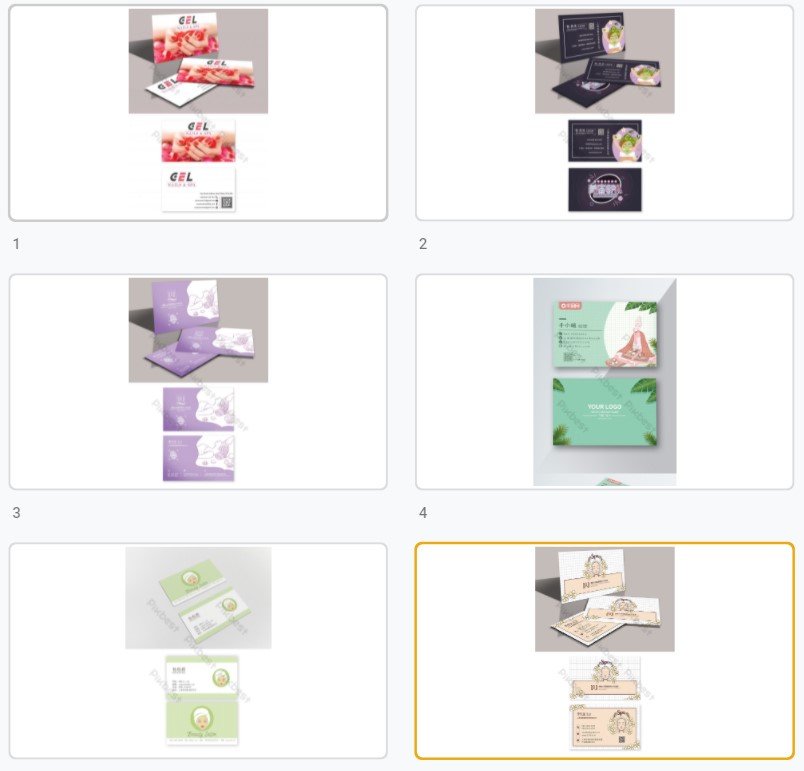 Mẫu card visit spa đẹp file Vectors, AI, EPS, PSD tải miễn phí