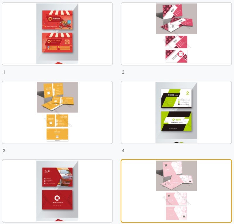 Mẫu card visit bán hàng đẹp file Vectors, AI, EPS, PSD tải miễn phí