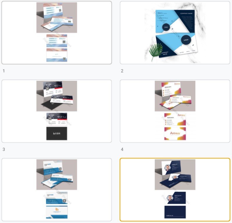 Mẫu card visit cá nhân đẹp file Vectors, AI, EPS, PSD tải miễn phí