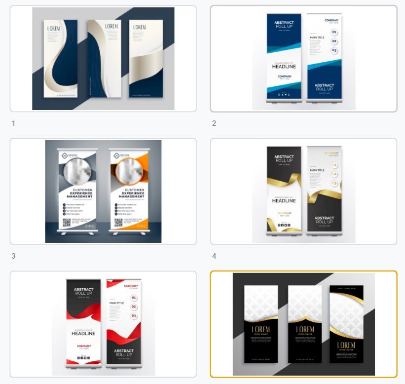 Mẫu nền standee đẹp file Vectors, AI, EPS, PSD tải miễn phí