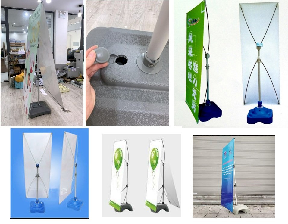 Standee đế nước là gì? Giá bao nhiêu? Mua ở đâu tại TPHCM?