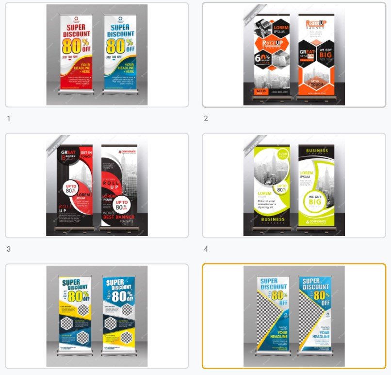 Mẫu standee giảm giá đẹp file Vectors, AI, EPS, PSD tải miễn phí