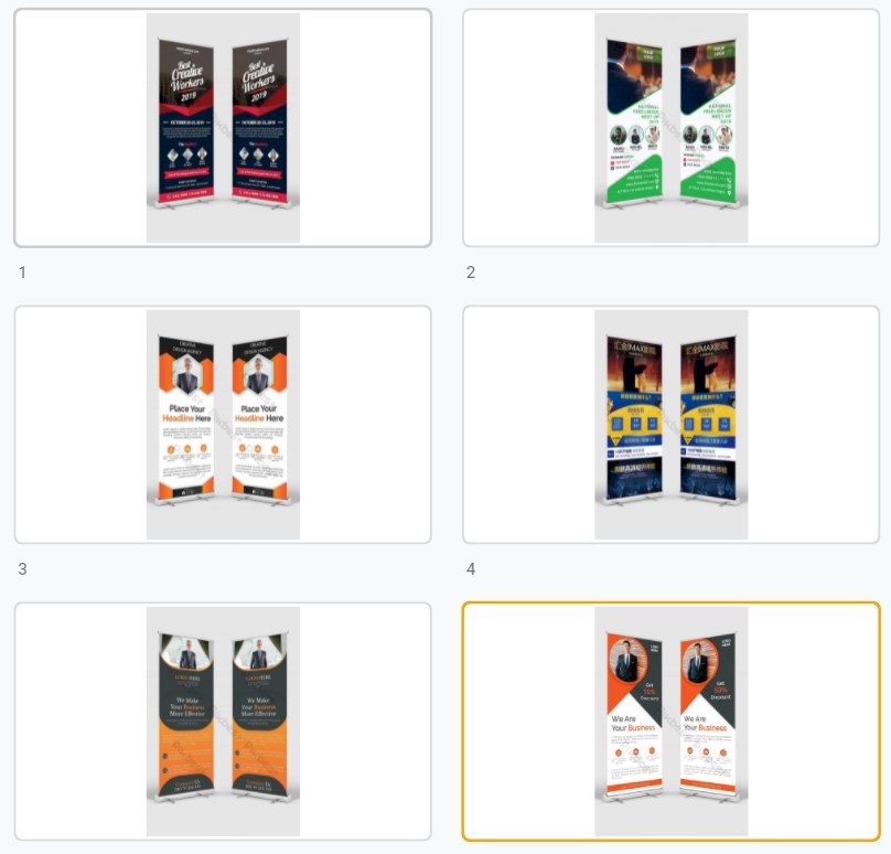 Mẫu standee sự kiện đẹp file Vectors, AI, EPS, PSD tải miễn phí