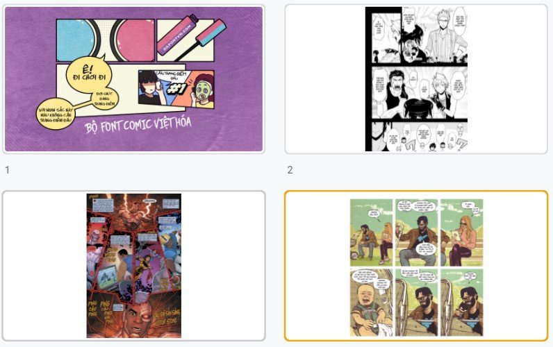 Tổng hợp bộ mẫu Comic font việt hóa đẹp miễn phí