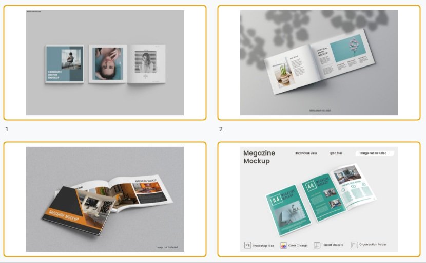 Tải mẫu mockup catalogue file AI, EPS, PSD, PDF đẹp miễn phí