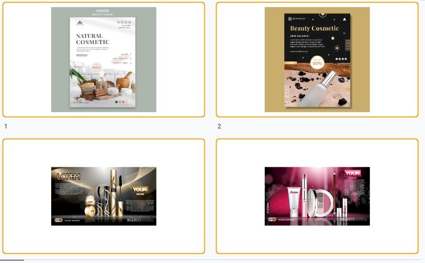 Tải mẫu tờ rơi mỹ phẩm file AI, EPS, PSD đẹp miễn phí