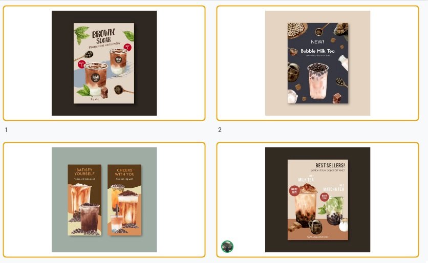 Tải  mẫu tờ rơi trà sữa file AI, EPS, PSD đẹp miễn phí