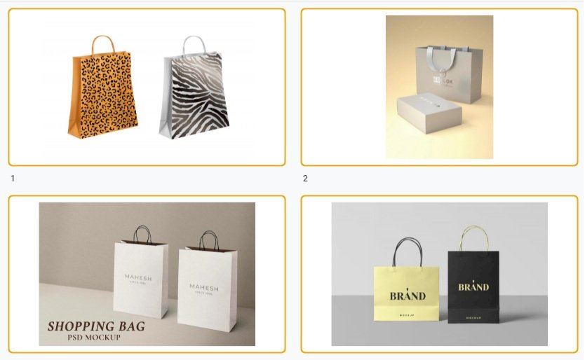 Tải mẫu túi giấy đựng quần áo file AI, EPS, PSD, PDF đẹp miễn phí