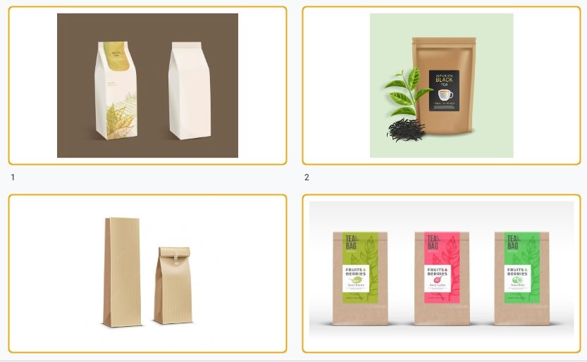 Tải mẫu túi giấy đựng trà file AI, EPS, PSD, PDF đẹp miễn phí