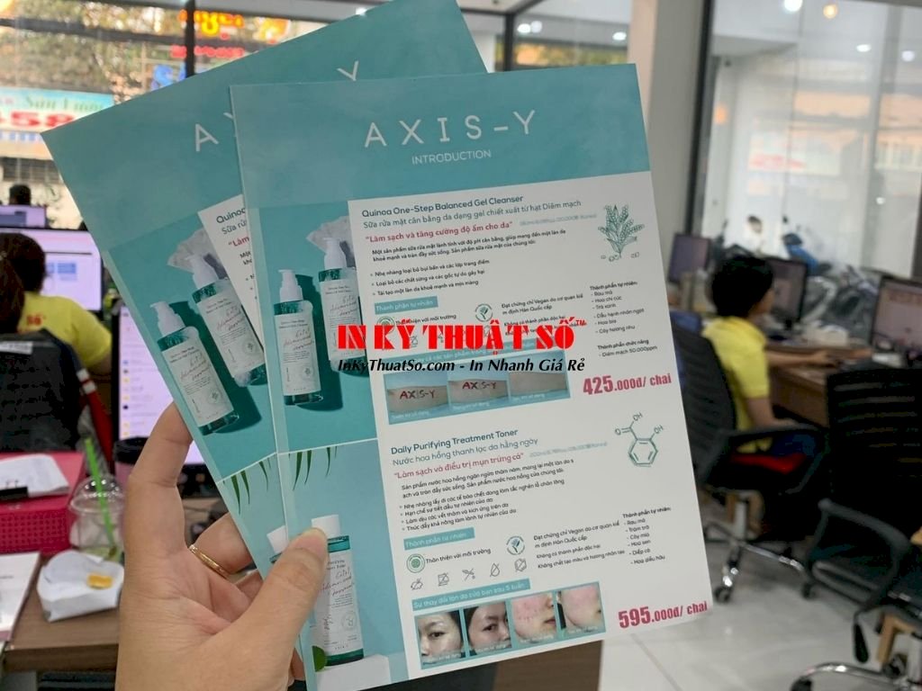 In bảng giá spa, siêu thị, cửa hàng - bảng giá in giấy A4, A3, A2, A1, A0 - Ảnh: 1