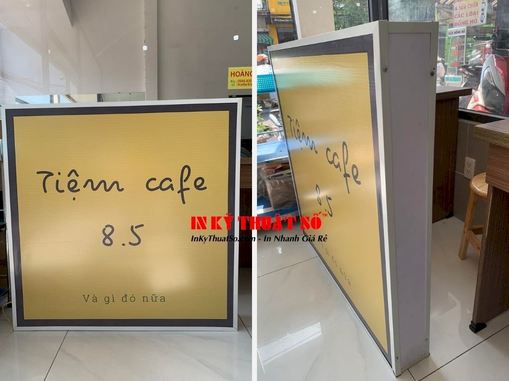 In hiflex hộp đèn, biển quảng cáo hộp đèn ngoài trời