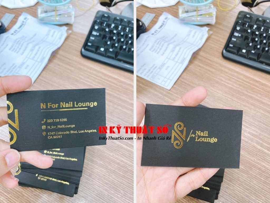 In card ép kim - In Kỹ Thuật Số Since 2006