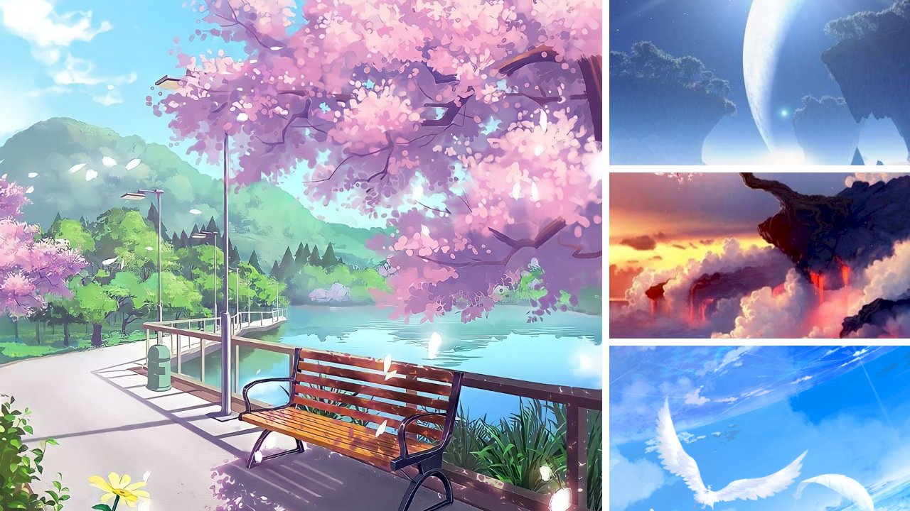 Kho Ảnh Anime  Phong Cảnh  115 Phong Cảnh  Anime scenery wallpaper  Landscape wallpaper Scenery wallpaper