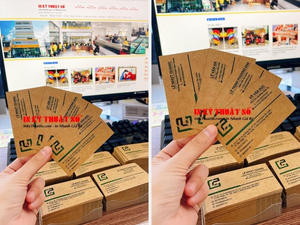 In name card cho nhân viên - in card visit cho các bộ phận công ty