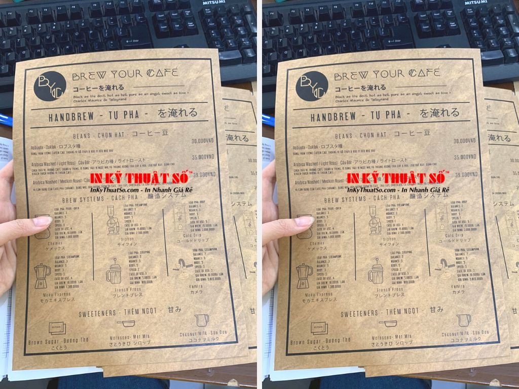 In giấy hướng dẫn sử dụng sản phẩm, in tờ hướng dẫn sử dụng giá rẻ in mọi số lượng