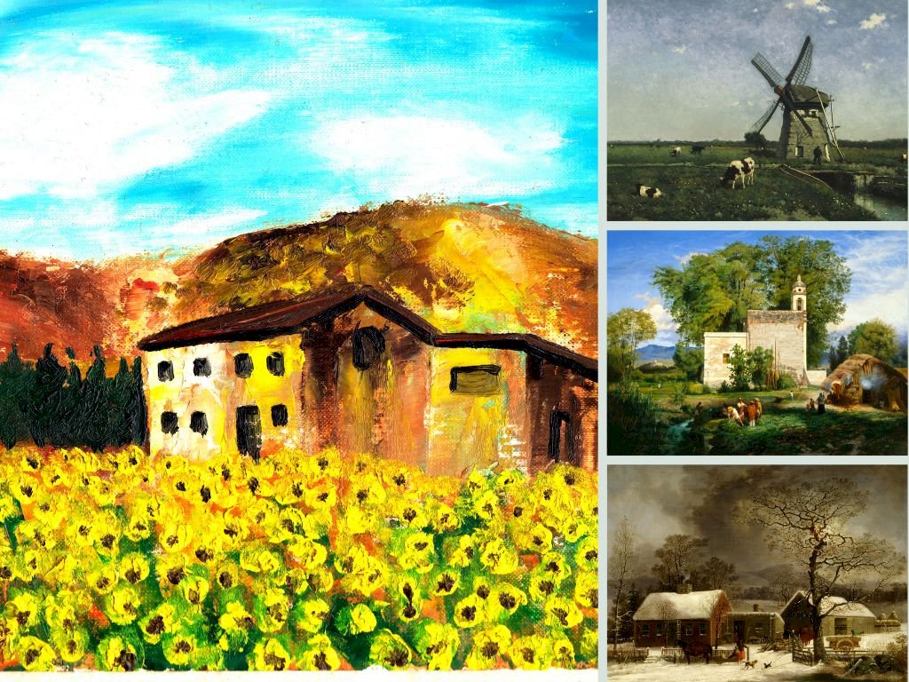 101 mẫu tranh phong cảnh Châu Âu đẹp nhất, chất lượng cao, tải miễn phí