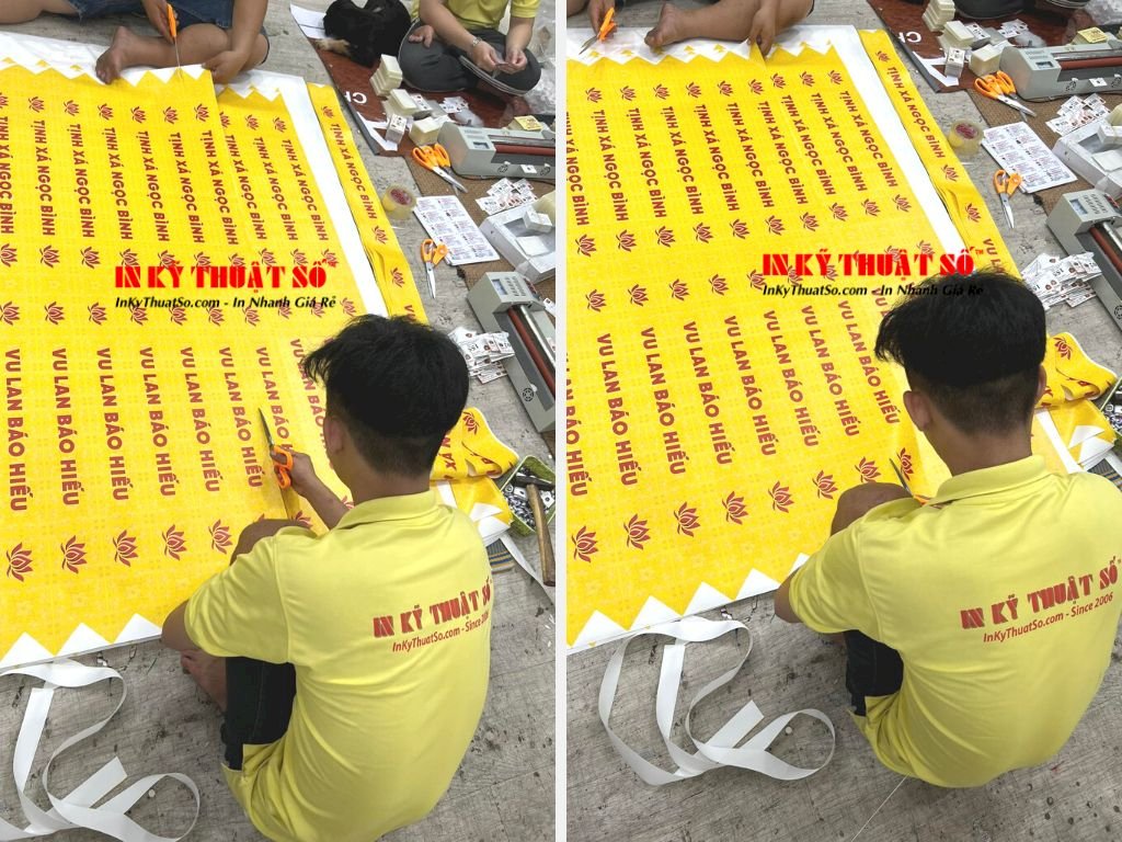 In dải băng đeo chéo