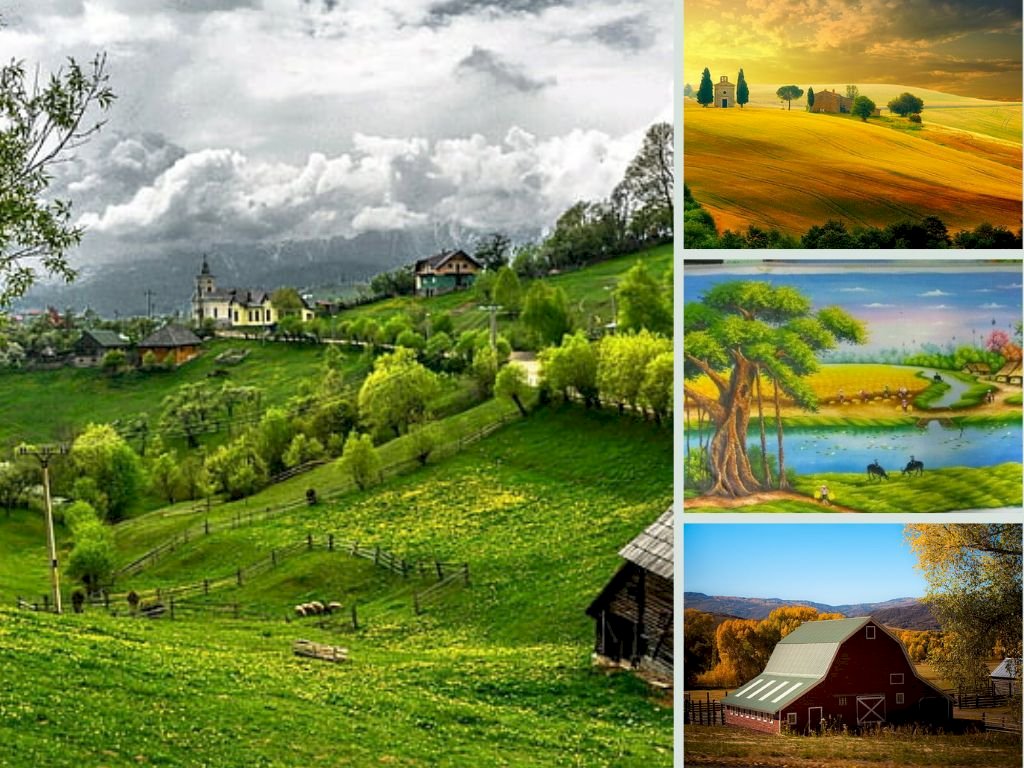 101 mẫu tranh phong cảnh nông thôn đẹp nhất, chất lượng cao, tải ...