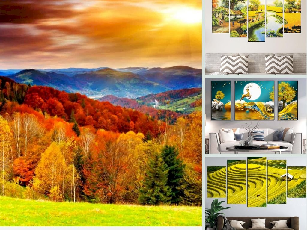 Tranh canvas phong cảnh - InKyThuatSo