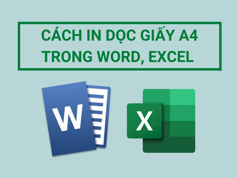 Làm sao để in khổ giấy ngang trên máy in của mình?
