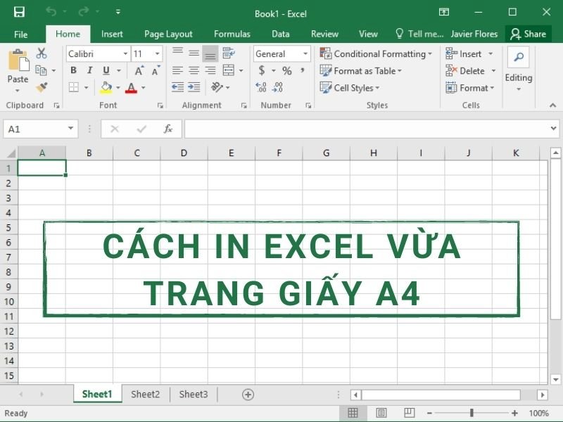 Hướng Dẫn Cách In Excel Vừa Trang Giấy A4