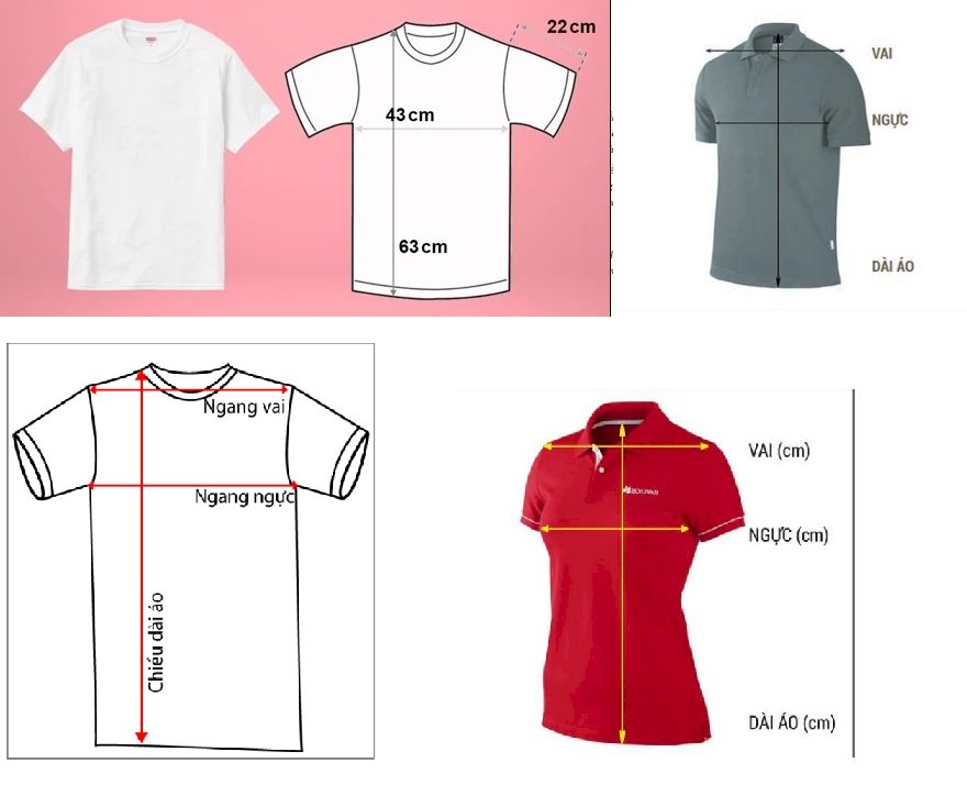 Kích Thước Áo Thun Nam, Nữ Size S, M, L, Xl, Xxl, Xxxl Theo Chiều Cao Và  Cân Nặng
