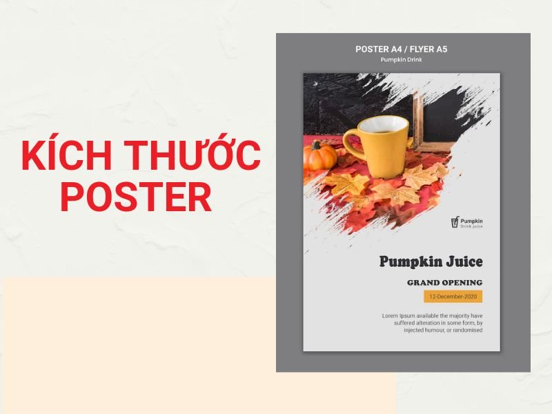 Tổng hợp các kích thước poster chuẩn trong thiết kế quảng cáo in ấn 