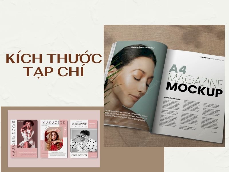 Kích thước tạp chí tiêu chuẩn hiện nay