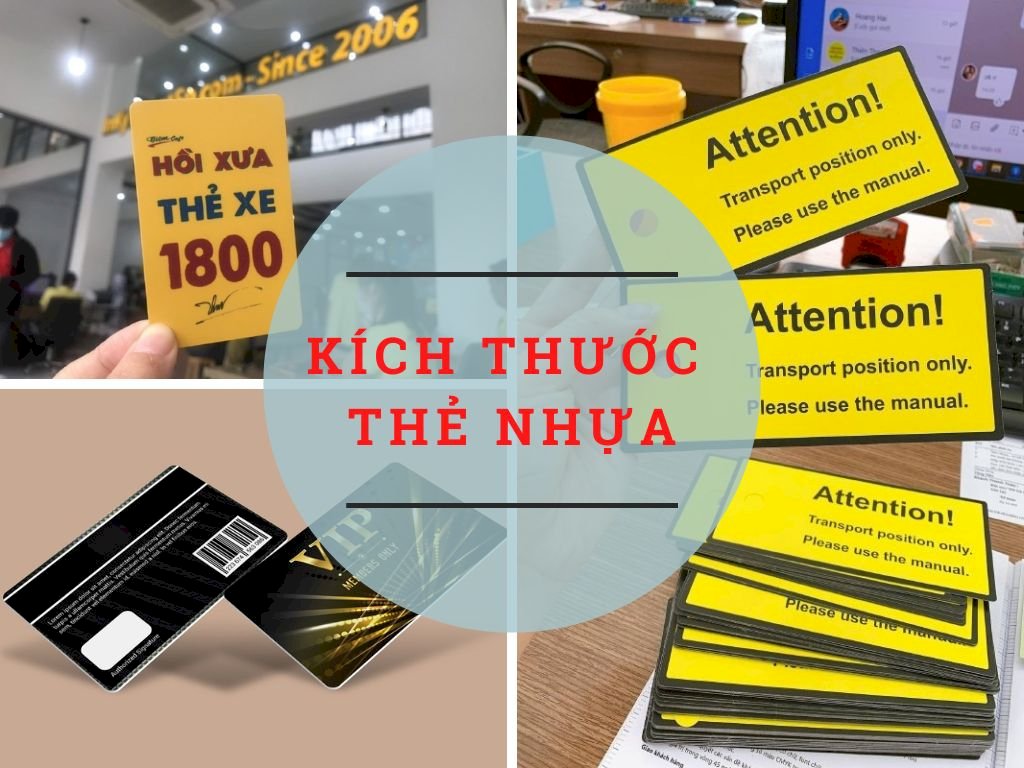 Kích thước thẻ nhựa tiêu chuẩn, thông dụng nhất