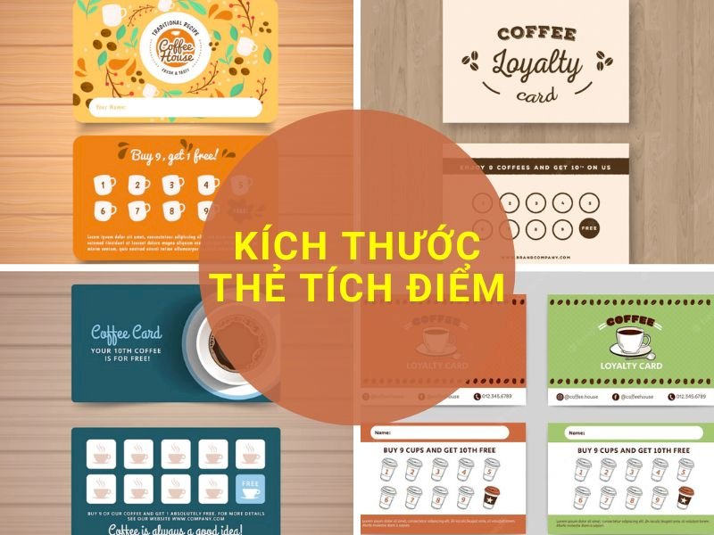 Kích thước thẻ tích điểm chuẩn nhất trong in ấn