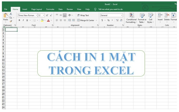 Hướng Dẫn Cách In 1 Mặt Trong Excel