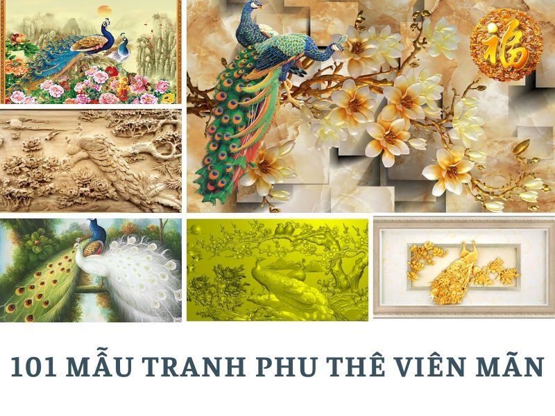 101 mẫu tranh phu thê viên mãn đẹp, ý nghĩa