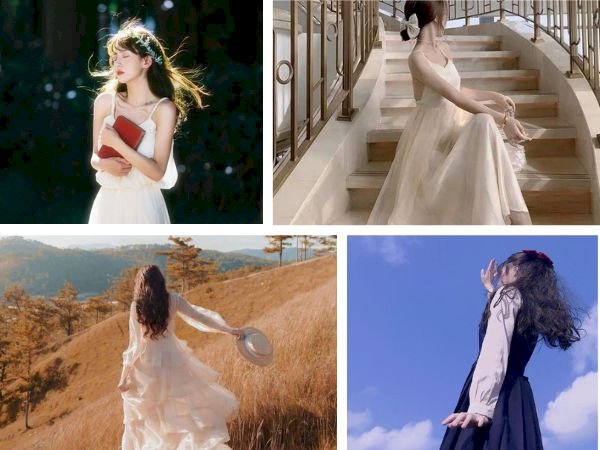 Top 101 cách tạo dáng với váy dài đẹp, sang chảnh cho các nàng 