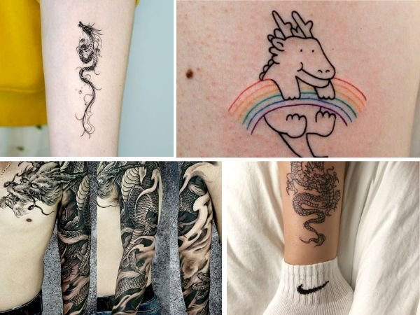 xem hinh xam rong nho  Dragon tattoo Dragon tattoo for women Tattoos