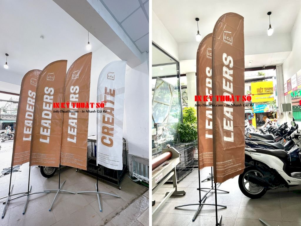 In vải lụa khổ lớn làm cờ phướn mừng năm mới, chương trình sự kiện