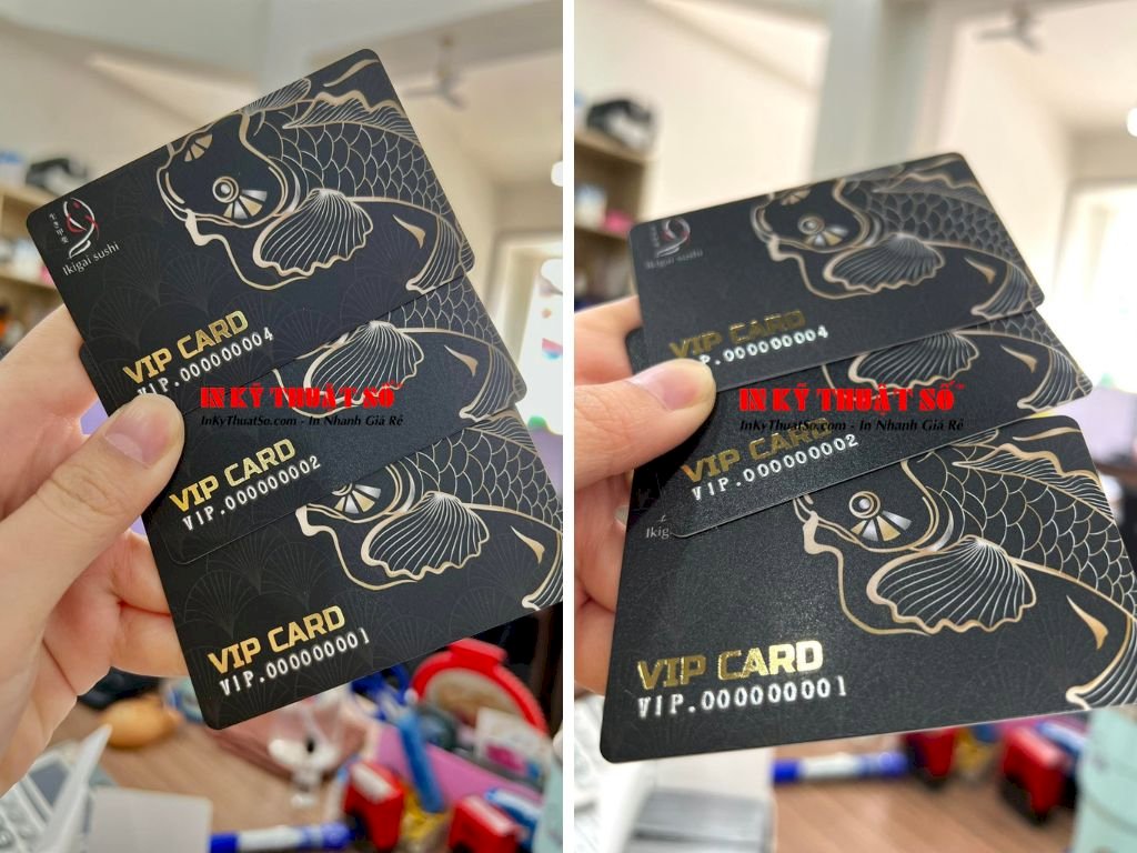 In thẻ VIP bằng nhựa cao cấp cho doanh nghiệp