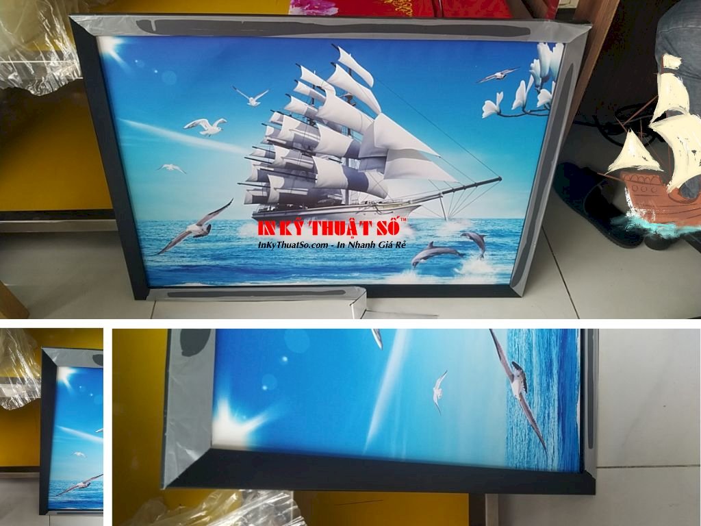 Xưởng in tranh canvas thuận buồm xuôi gió