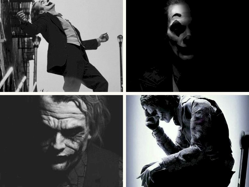 101 ảnh Joker đen trắng đẹp nhất, tải miễn phí