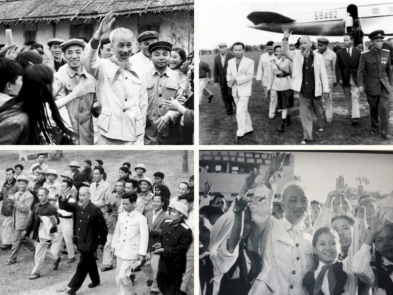 Hình ảnh Bác Hồ vẫy tay chào đẹp, chất lượng cao, tải miễn phí