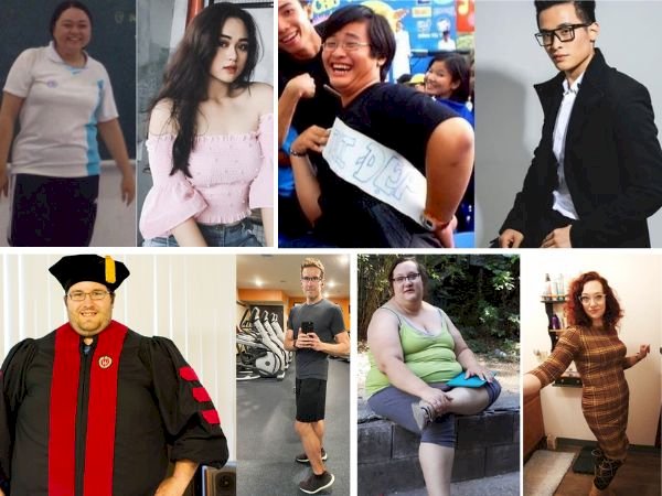 101 hình ảnh giảm cân thành công nhất tại Việt Nam và trên thế giới