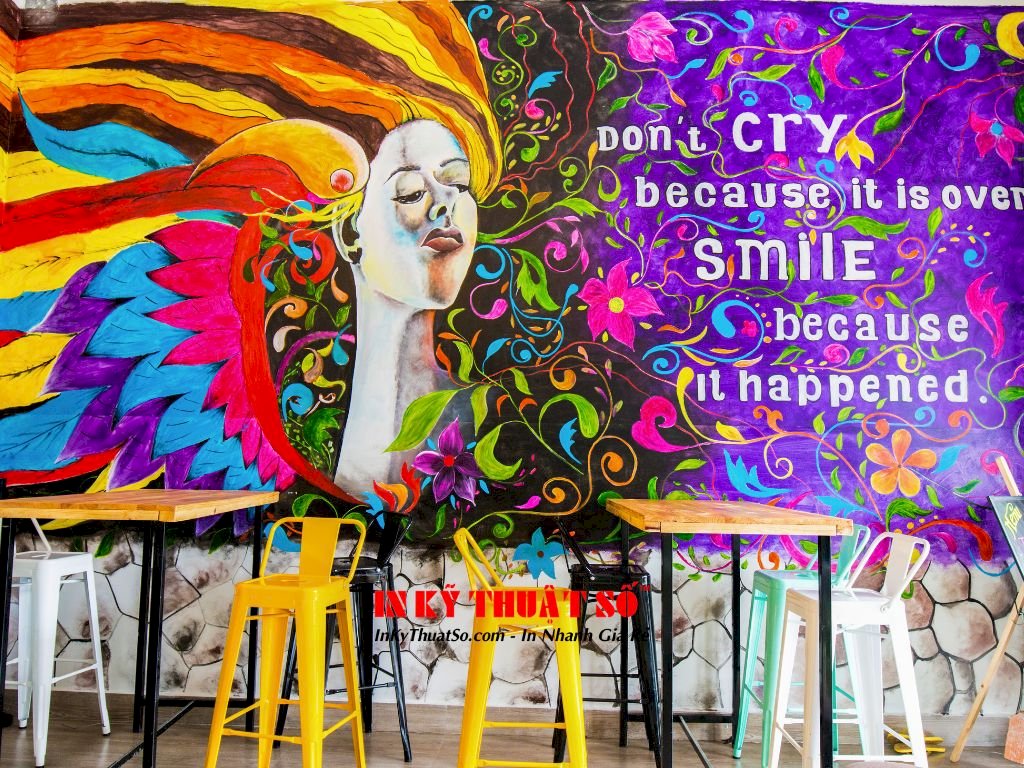 In giấy dán tường theo yêu cầu TPHCM