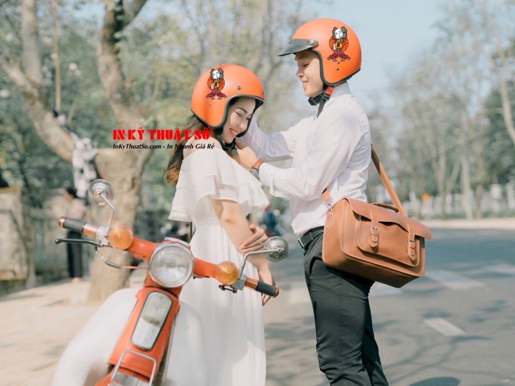 In nón bảo hiểm giá rẻ TPHCM, báo giá mũ bảo hiểm in logo