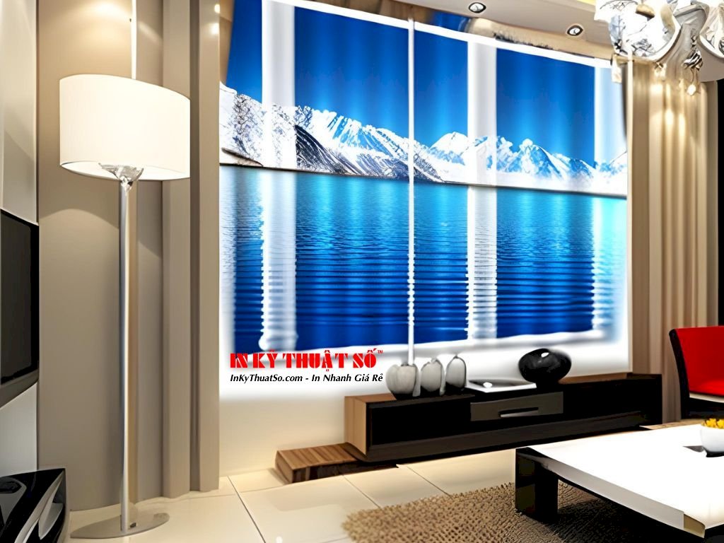 Đặt rèm cuốn in tranh TPHCM