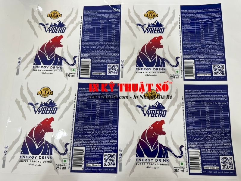 Thiết kế & in tem nhãn Decal, tem sản phẩm, decal giấy, nhựa theo yêu cầu TPHCM