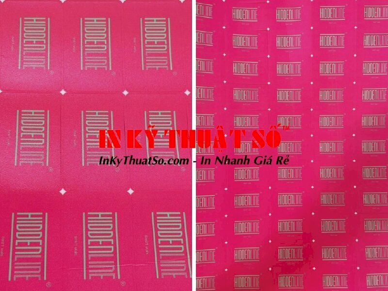 In UV PP keo chất lượng cao dùng làm poster quảng cáo, decal dán vật phẩm quảng cáo, in bồi Fomex