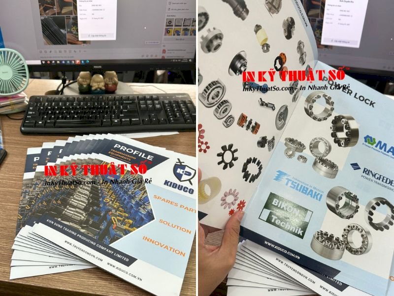 In catalogue giá rẻ với số lượng lớn cùng công nghệ in ấn offset công nghiệp