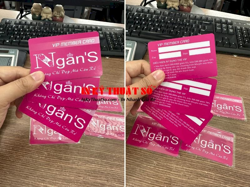 In Thẻ VIP lấy liền