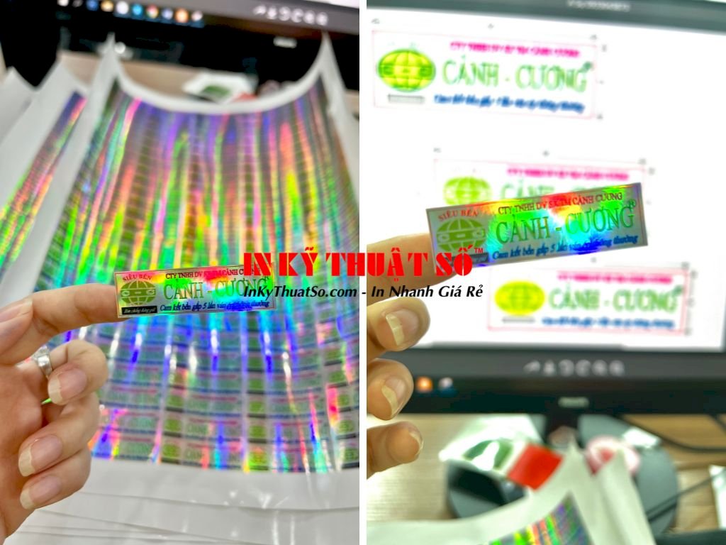 In tem decal chống hàng giả