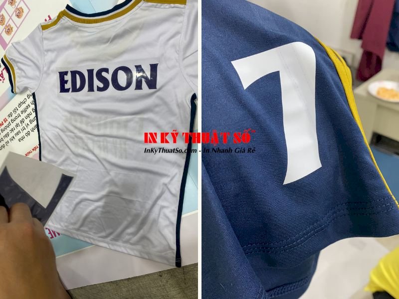In áo đá banh giá rẻ - in áo đá banh lấy liền tại TPHCM
