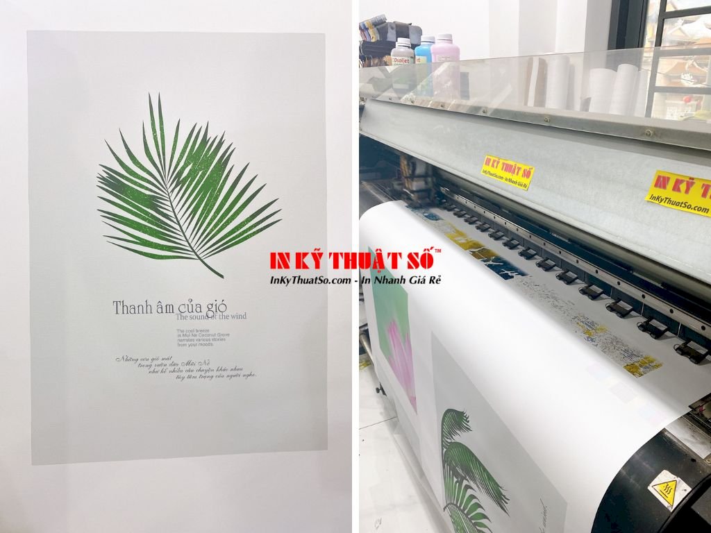 In Canvas ở đâu? Địa chỉ xưởng in tranh Canvas trực tiếp vận hành máy in tranh Canvas hiện đại TPHCM
